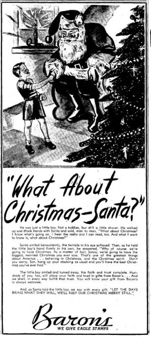 Wisconsin State Journal toy ads: 1940s